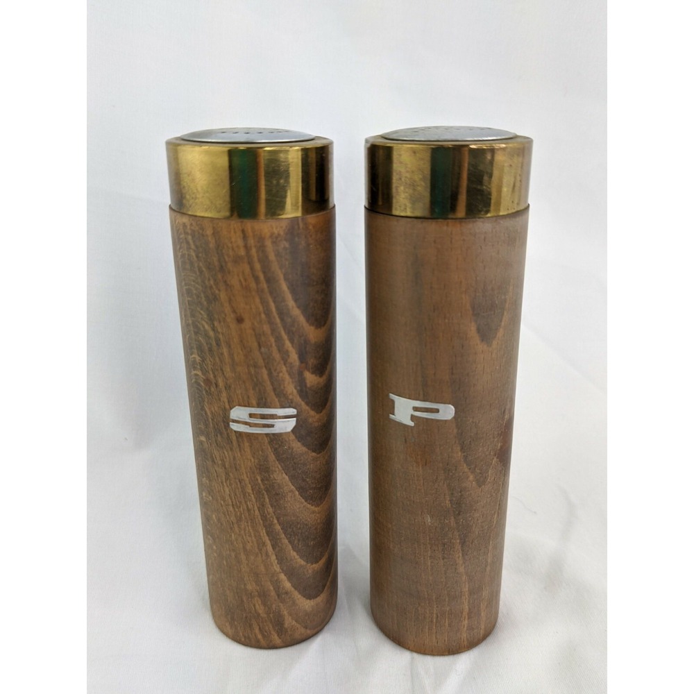 Wooden Salt Pepper Shaker 5.25 Inch - Picture 1 of 8